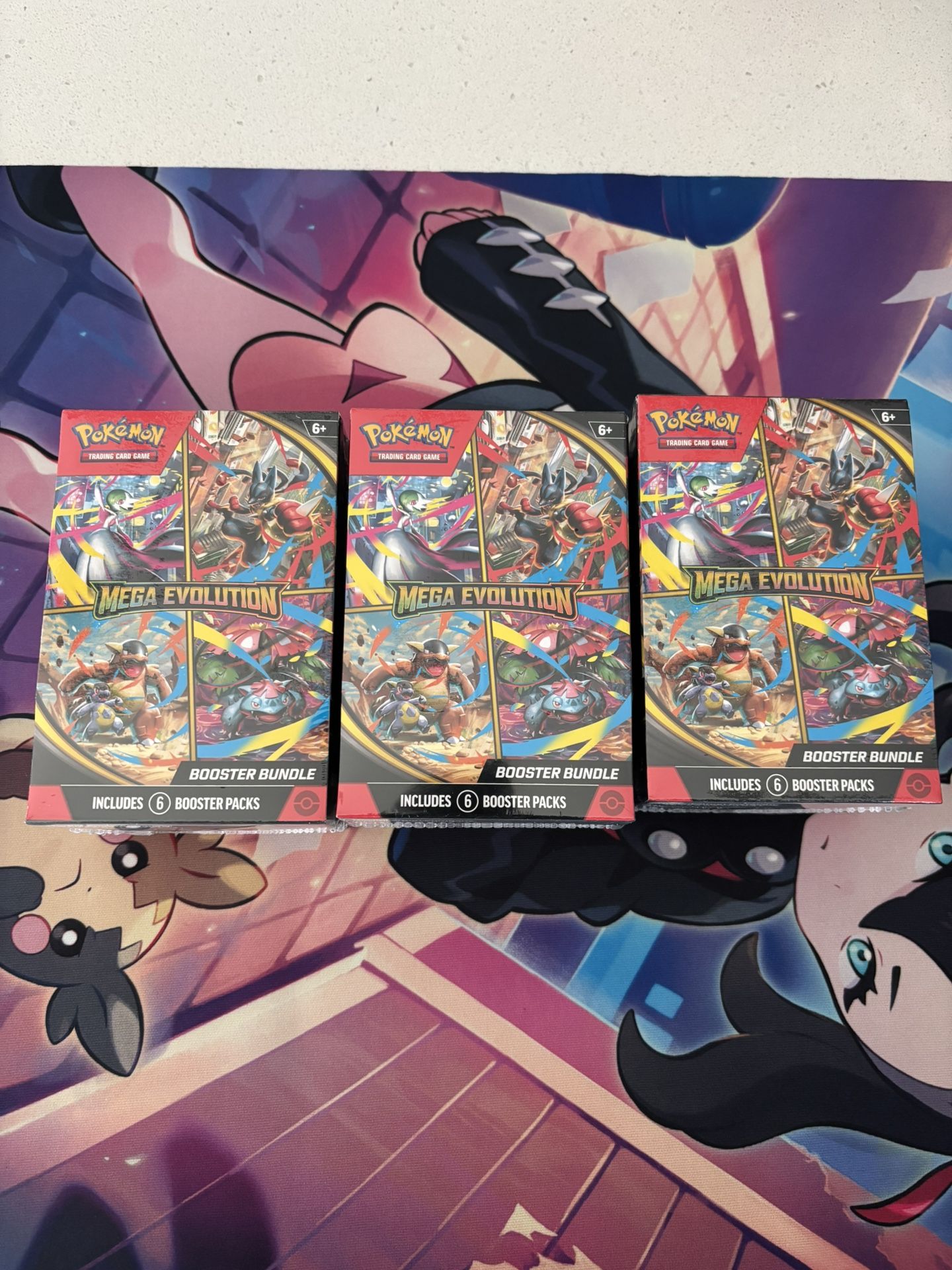 Mega Evolutions Booster Bundle x 3