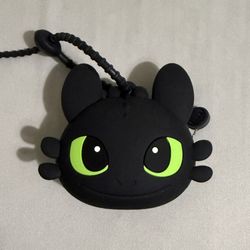 New How to train your dragon Toothless keyring pouch Lotte cinema goods in Korea