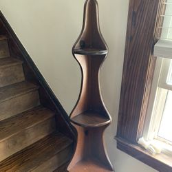 Corner wooden stand 