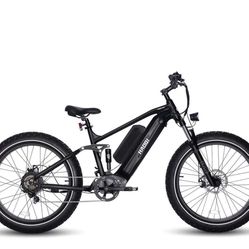 HAOQI Cheetah Full Suspension Electric Bike Dual Battery Version - Brand New