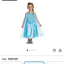 Disguise Elsa Toddler Classic Costume, Size Medium (3T-4T)