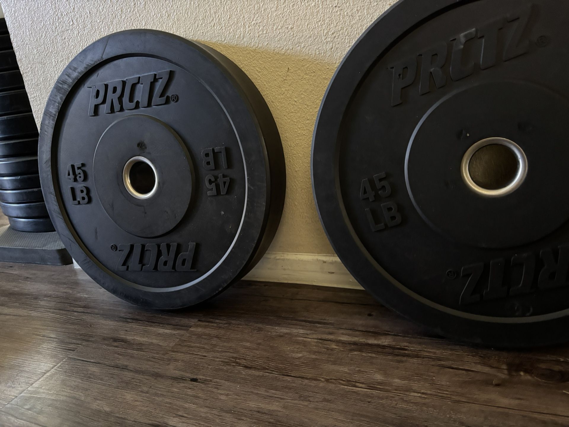 2x45 Lb Bumper Weights $85 Firm