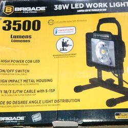 BRIGADE 38W LED WORK LIGHT 