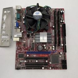 MSI G31TM-P21 Motherboard with Intel CPU Cooler

