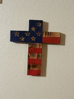 Rustic/burned American Flag Price