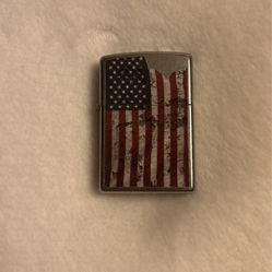 Vintage American Flag Zippo Lighter