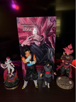 Dragon Ball Figure Collection | Goku Black, Vegito, Frieza, Rosé Statue | Anime Collection
