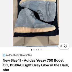 Adidas Yeezy 750 Boost OG