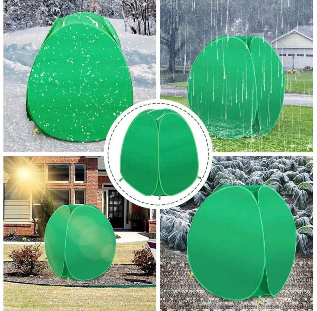 Large Plant Covers with stakes