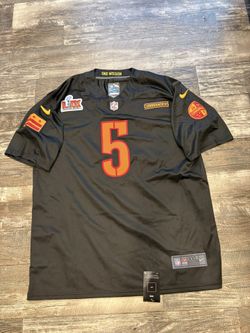 Jayden Daniel’s (sizes Below) Black Washington Commanders Football Jersey Black 