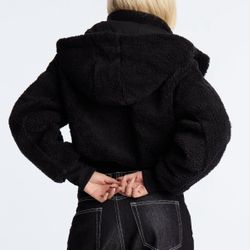 Black Sherpa Jacket size L