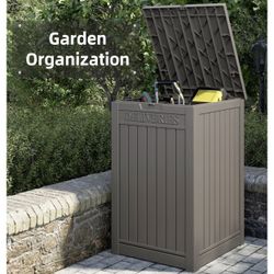 Package Delivery Box for Outside, 48 Gallon Storage with Lockable Secure, Large Double Wall Resin Outdoor Package Delivery Waterproof Deck