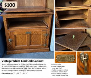 Wood TV Stand Cabinet with Shelves