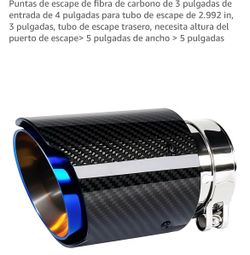 Exhaust tip 3 inlet