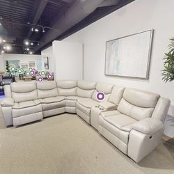 3 Piece Power Reclining Sectional 
