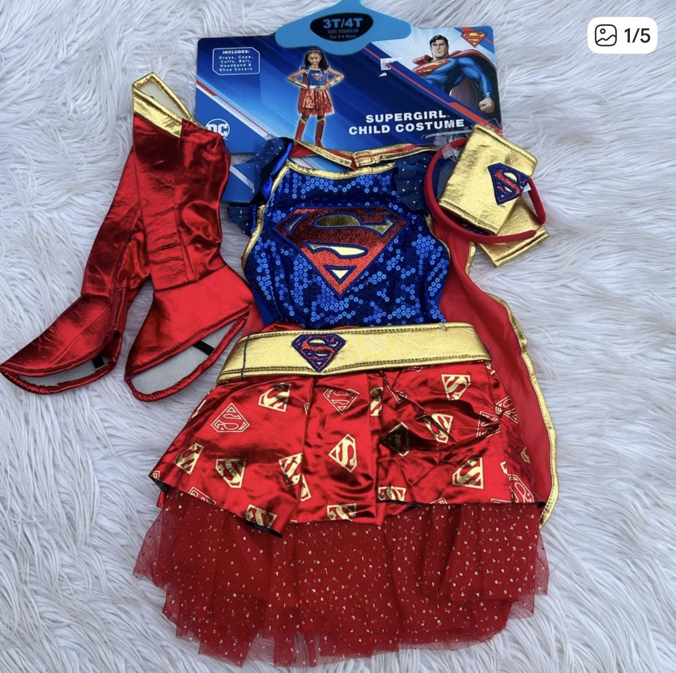 Girls Supergirl Costume