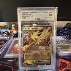 Zapdos ex (JP) #145 AGS 10
