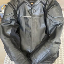 Reax Jackson Leather Motorcycle Jacket