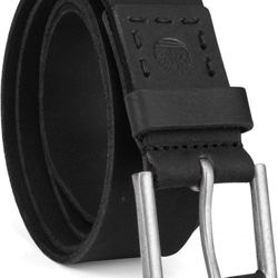 Timberland Black Leather Belt ( Size  26-28 )