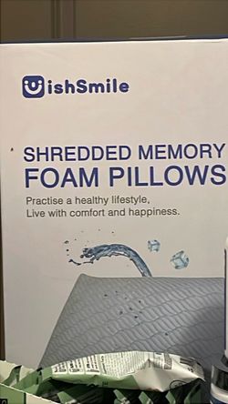 WishSmile Shredded Memory Foam Pillows
