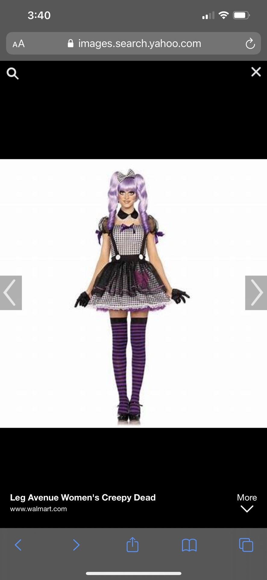 Adult Doll Costume