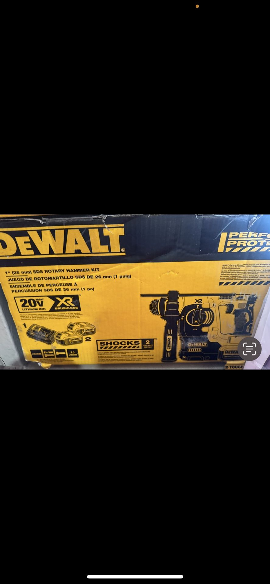 DEWALT SDS ROTARY HAMMER KIT