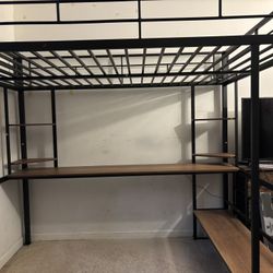 Full Size Loft Bed Frame