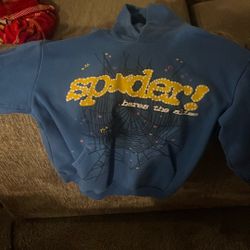 Blue Spider Hoodie