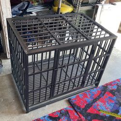 Large Metal Dog Crate Kennel 
