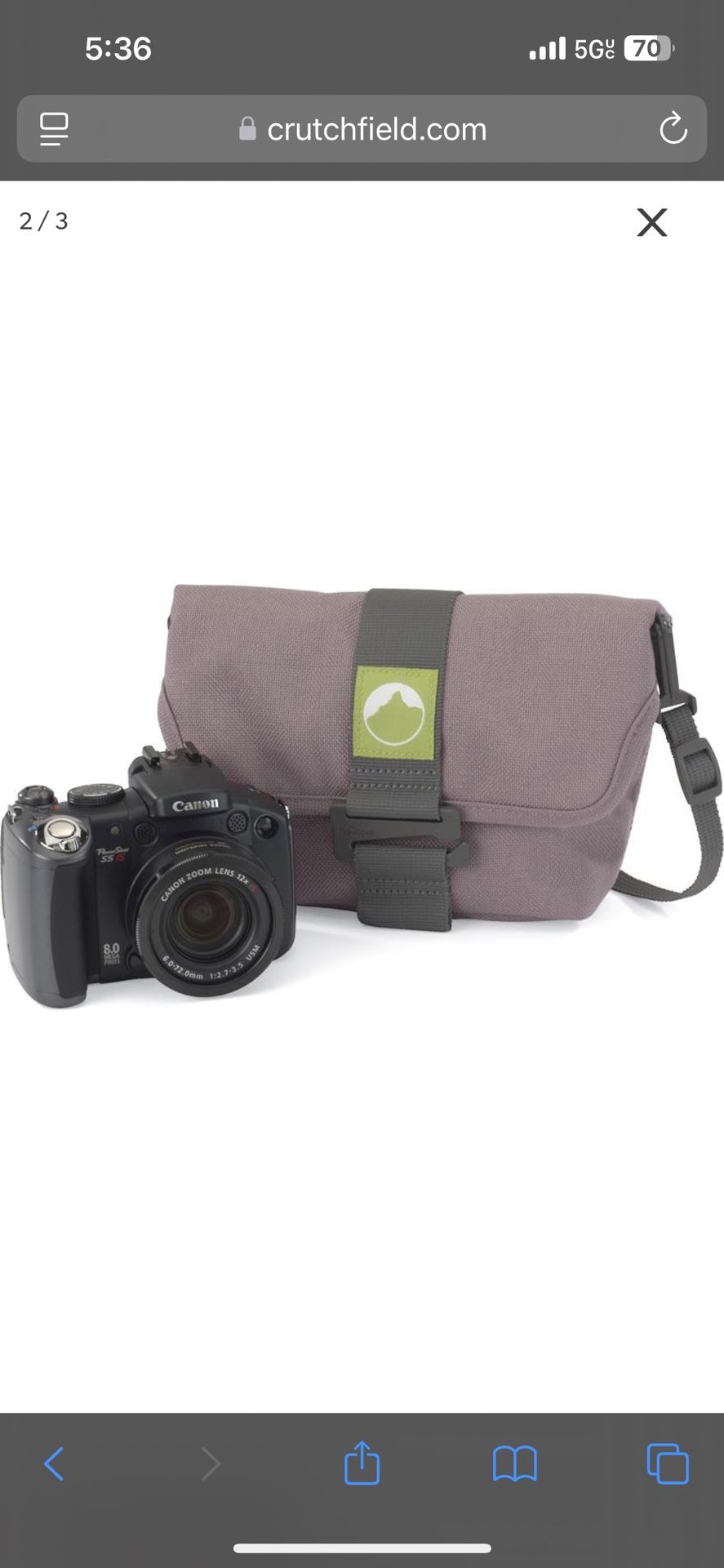Lowepro Terraclimb 50 Camera Bag Pouch Crossbody Plum NWOT