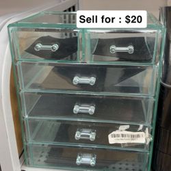 Acrylic Makeup Organizer Drawer – Clear Storage Organizer