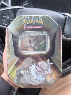 FACTORY SEALED-Pokémon TCG: Slaking Triple Whammy Collector's Tin-BRAND NEW