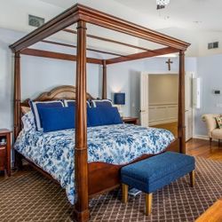 Bassett Cal-King Louis Philippe Bed