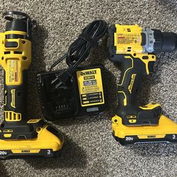 Dewalt Drill And Cut-Out Tool.