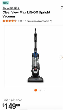 Shop BISSELL CleanView Max Lift-Off Upright Vacuum