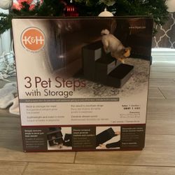 K&H 3 Pet Steps With Storage