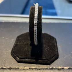 10k 9.8 G White Gold Rope Bracelet 
