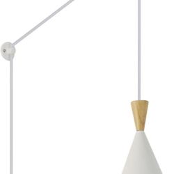 Modern Hanging Pendant Light with Wall Plug-In