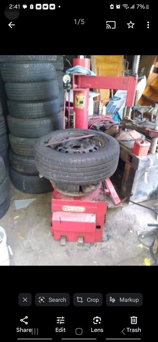 Commercial Accu-turn Tire Machine 