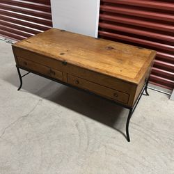 Solid Wood Coffee Table with storage