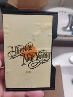 Neil Young Harvest Cassette Tape with rare slip case
