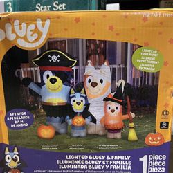 6,5 Halloween bluey Family 