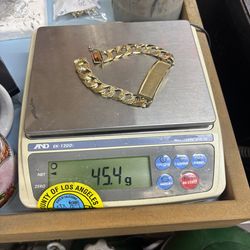 14k solid gold bracelet ✅ compro y camvio Oro