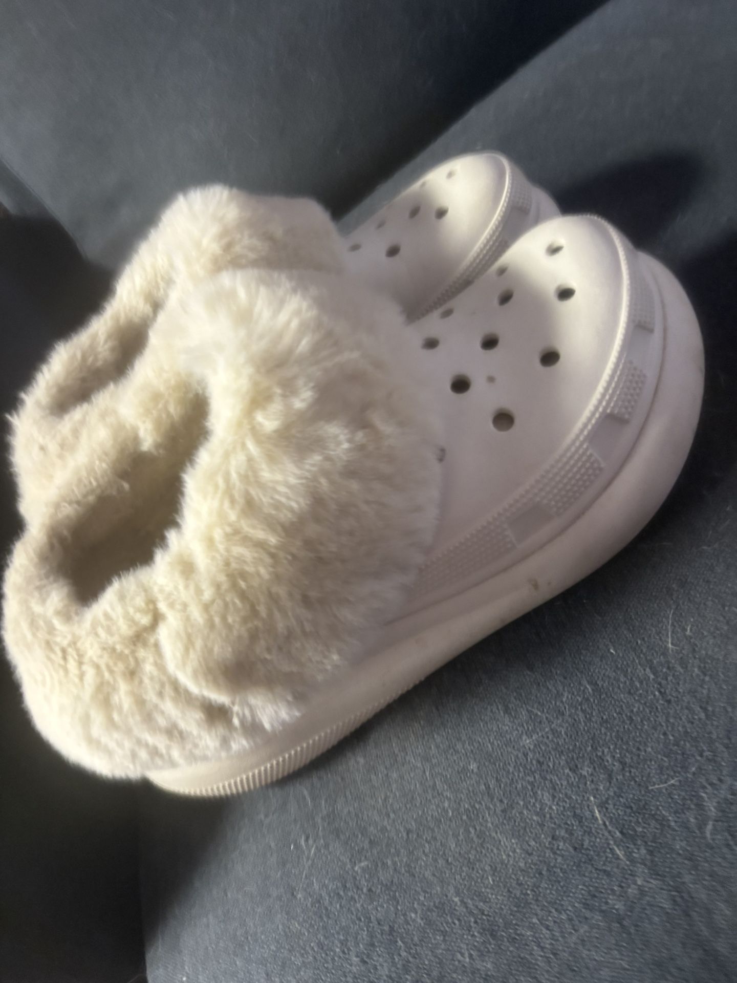 Fuzzy Crocs