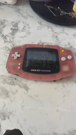 Nintendo Game Boy Advance AGB-001 Fuchsia (Pink) Clear