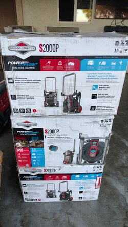 NEW 2000psi electric pressure washer NUEVA