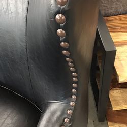 Leather Wingback Chair