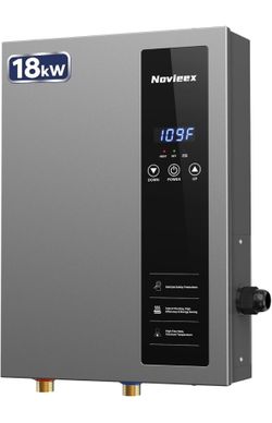 🔥Brand new  🔥 18kW Tankless Water Heater Electric, NOVIEEX 240V 3s Instant Hot Water Heater, Flow Rate Max 4.9 GPM, Supply for 2-3 Points, Indoor In