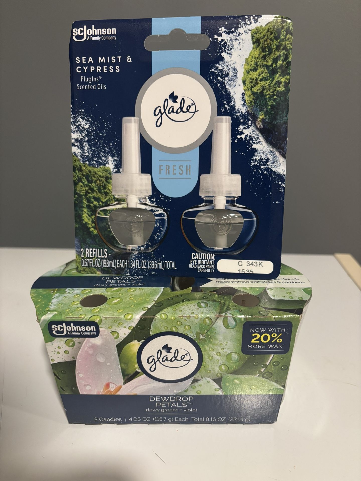 Glade Candle And Refill 