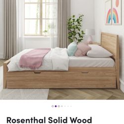 Brand New Solid Wood Trundle Twin Bed  - In Box 